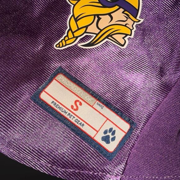 Little Earth Minnesota Vikings Pet Jersey Size Small - Picture 4 of 5